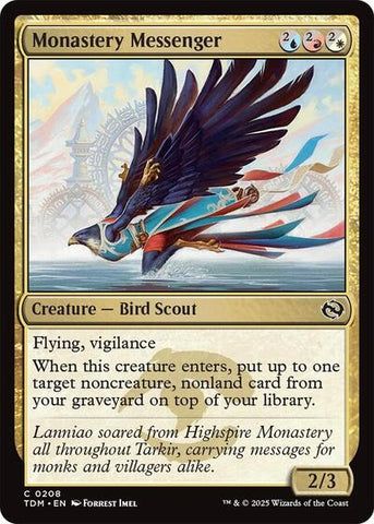 Monastery Messenger (Tarkir: Dragonstorm) Near Mint