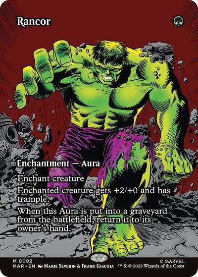 Rancor (Borderless) (Marvel Eternal-Legal) Near Mint Foil