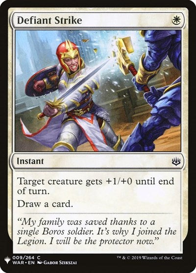 Defiant Strike (Mystery Booster) Near Mint