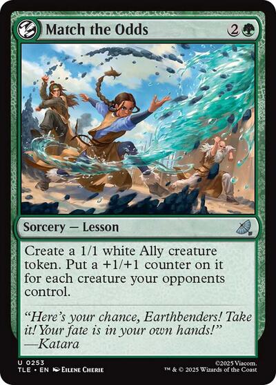 Match the Odds (Avatar: The Last Airbender: Eternal-Legal) Near Mint Foil