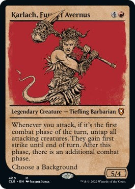 Karlach, Fury of Avernus (Showcase) (Commander Legends: Battle for Baldur's Gate) Near Mint Foil