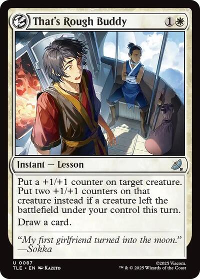 That's Rough Buddy (Avatar: The Last Airbender: Eternal-Legal) Near Mint