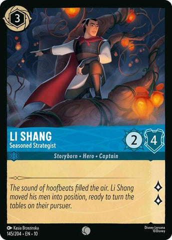 Li Shang - Seasoned Strategist (Whispers in the Well) Near Mint Cold Foil