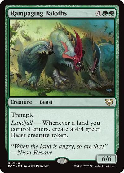 Rampaging Baloths (Commander: Edge of Eternities) Near Mint