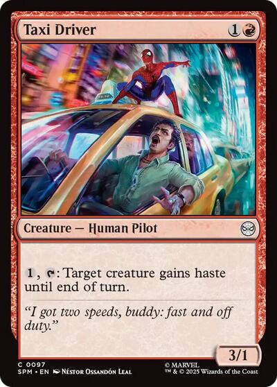 Taxi Driver (Marvel's Spider-Man) Near Mint Foil
