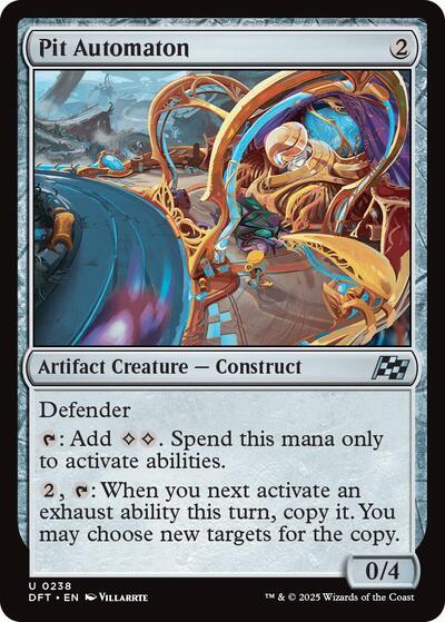 Pit Automaton (Aetherdrift) Light Play Foil