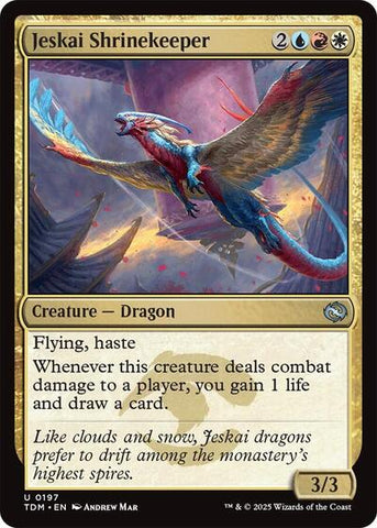 Jeskai Shrinekeeper (Tarkir: Dragonstorm) Near Mint