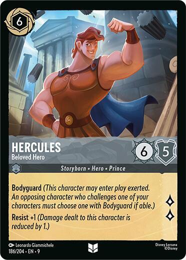 Hercules - Beloved Hero (Fabled) Near Mint Cold Foil