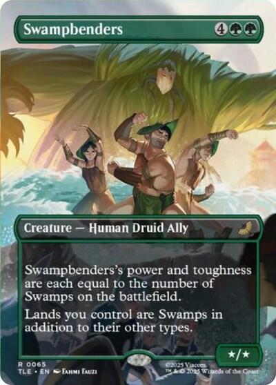 Swampbenders (Borderless) (Avatar: The Last Airbender: Eternal-Legal) Near Mint Foil