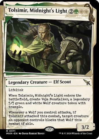 Tolsimir, Midnight's Light (Showcase) (Murders at Karlov Manor) Near Mint