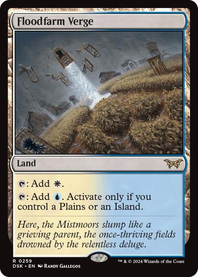 Floodfarm Verge (Duskmourn: House of Horror) Near Mint Foil