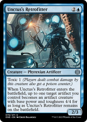 Unctus's Retrofitter (Phyrexia: All Will Be One) Near Mint Foil