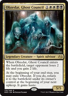 Obzedat, Ghost Council (Modern Masters 2017) Light Play