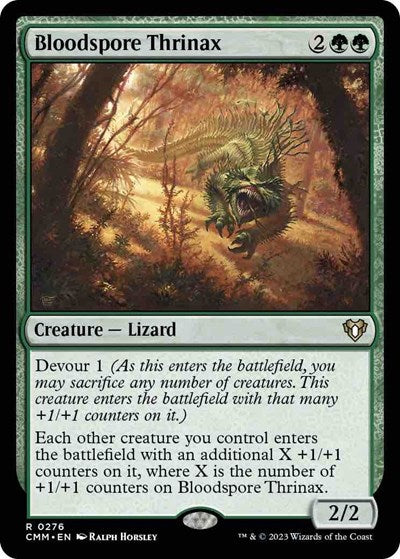 Bloodspore Thrinax (Commander Masters) Near Mint Foil