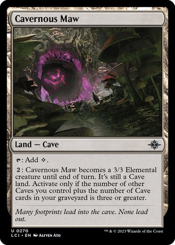 Cavernous Maw (The Lost Caverns of Ixalan) Near Mint Foil