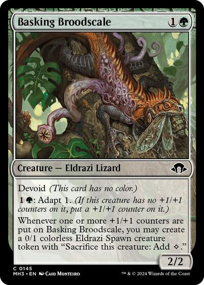 Basking Broodscale (Modern Horizons 3) Near Mint Foil
