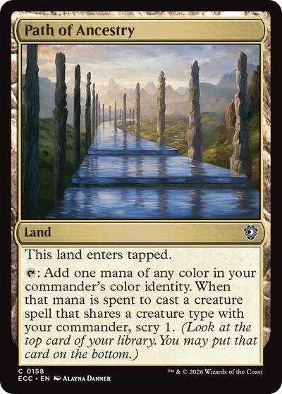 Path of Ancestry (Commander: Lorwyn Eclipsed) Near Mint