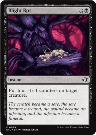 Blight Rot (Lorwyn Eclipsed) Near Mint