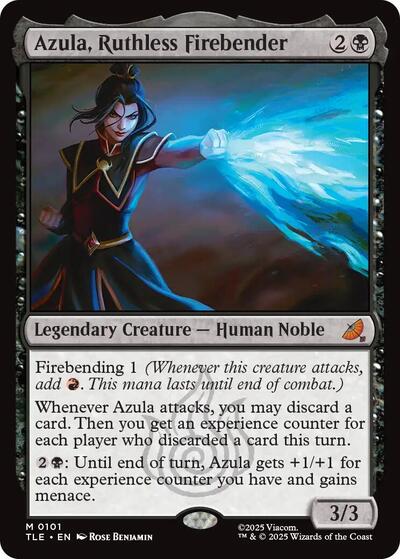 Azula, Ruthless Firebender (Avatar: The Last Airbender: Eternal-Legal) Near Mint
