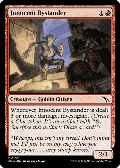Innocent Bystander (Murders at Karlov Manor) Near Mint Foil