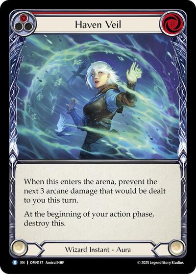 Haven Veil (Red) (Omens of the Third Age) Near Mint Foil