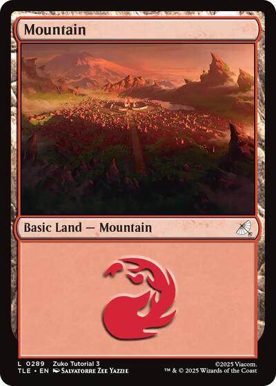 Mountain (0289) (Avatar: The Last Airbender: Eternal-Legal) Near Mint