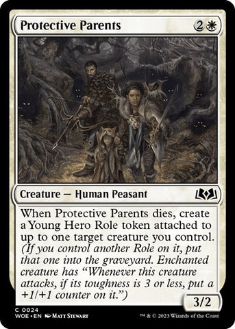 Protective Parents (Wilds of Eldraine) Near Mint