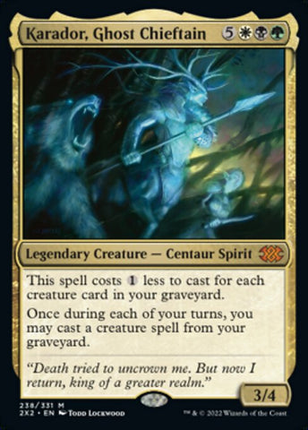 Karador, Ghost Chieftain (Double Masters 2022) Near Mint