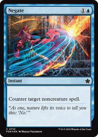 Negate (Foundations) Near Mint Foil