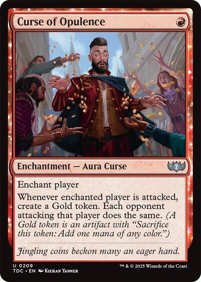 Curse of Opulence (Commander: Tarkir: Dragonstorm) Near Mint