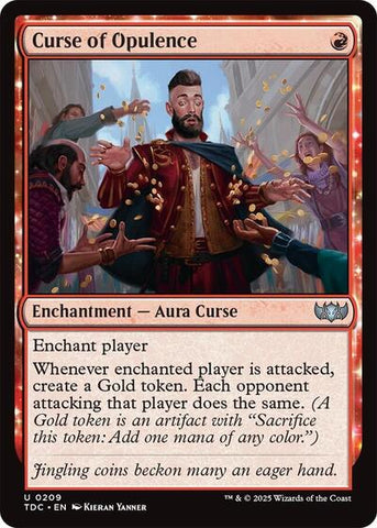 Curse of Opulence (Commander: Tarkir: Dragonstorm) Near Mint