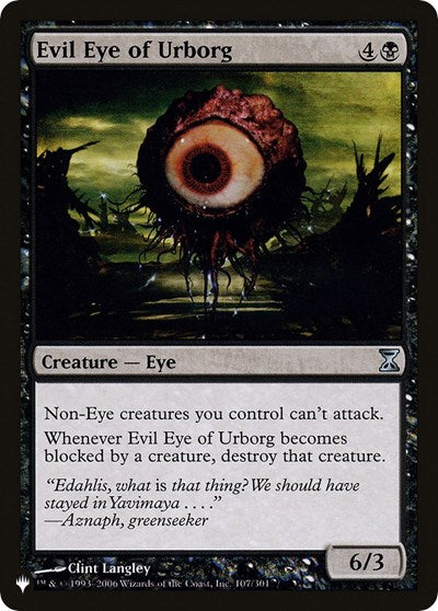 Evil Eye of Urborg (The List) Near Mint