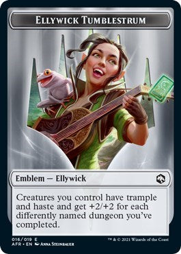 Emblem - Ellywick Tumblestrum (Promo Pack: Adventures in the Forgotten Realms) Near Mint