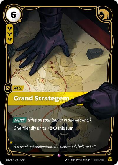 Grand Strategem (Origins) Near Mint Foil