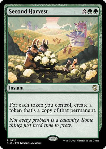 Second Harvest (Commander: Bloomburrow) Near Mint