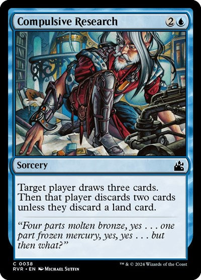 Compulsive Research (Ravnica Remastered) Near Mint Foil