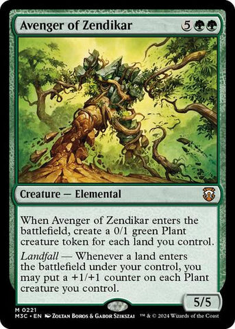 Avenger of Zendikar (Commander: Modern Horizons 3) Near Mint