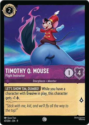Timothy Q. Mouse - Flight Instructor (Fabled) Near Mint Cold Foil