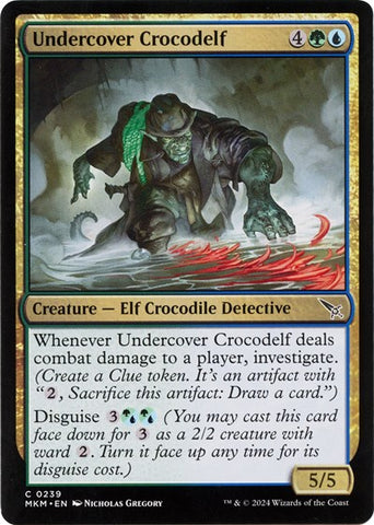 Undercover Crocodelf (b) (Murders at Karlov Manor) Near Mint Foil