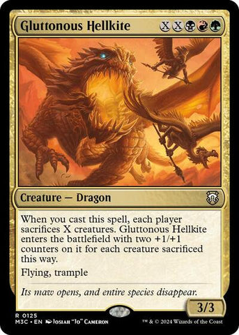 Gluttonous Hellkite (Commander: Modern Horizons 3) Near Mint