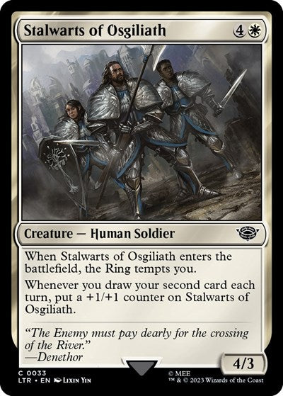 Stalwarts of Osgiliath (Universes Beyond: The Lord of the Rings: Tales of Middle-earth) Near Mint Foil