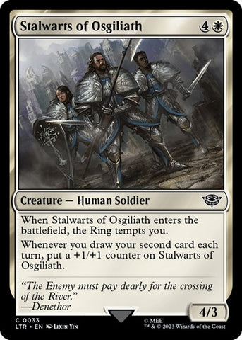 Stalwarts of Osgiliath (Universes Beyond: The Lord of the Rings: Tales of Middle-earth) Near Mint Foil