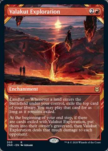 Valakut Exploration (Showcase) (Zendikar Rising) Near Mint