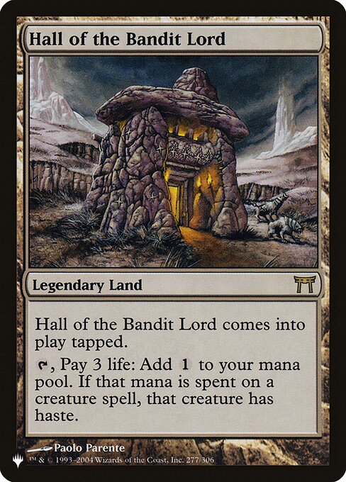 Hall of the Bandit Lord (The List) Near Mint