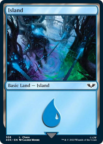 Island (308) (Universes Beyond: Warhammer 40K) Near Mint