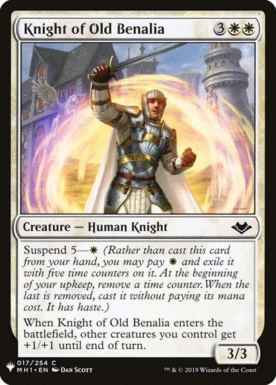 Knight of Old Benalia (Mystery Booster) Near Mint