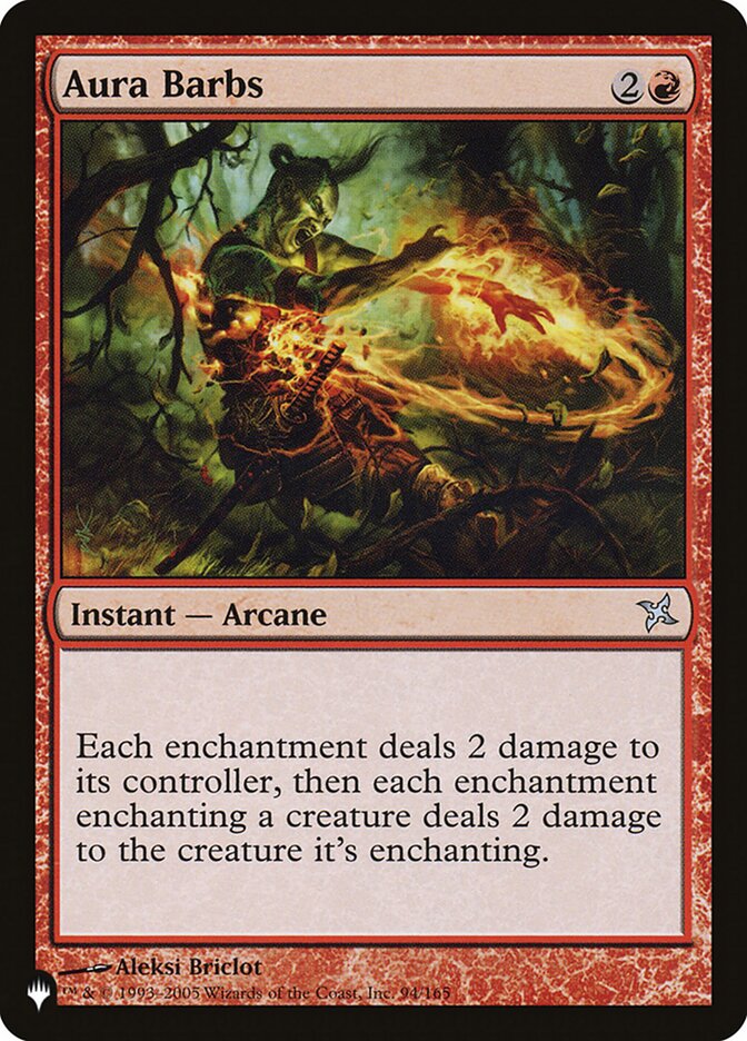 Aura Barbs (The List) Near Mint