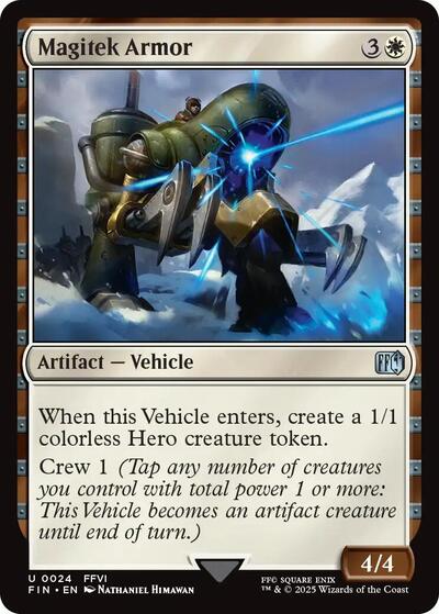 Magitek Armor (Universes Beyond: FINAL FANTASY) Light Play Foil