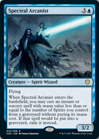 Spectral Arcanist (Commander 2021 Crimson Vow) Near Mint