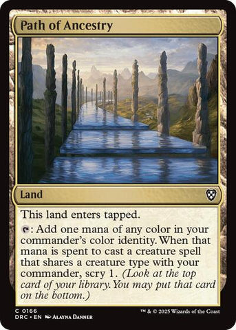 Path of Ancestry (0166) (Commander: Aetherdrift) Near Mint